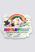 Motleyville™ Oversized Vinyl Sticker