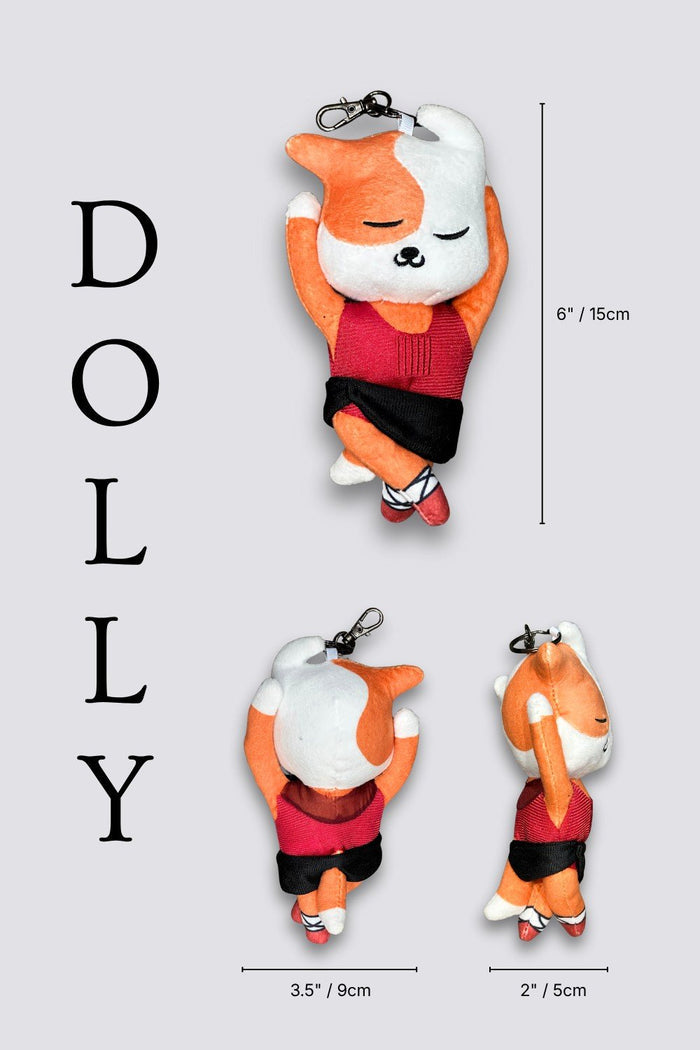 Motleyville Plush Doll Charm Keychain - Dolly