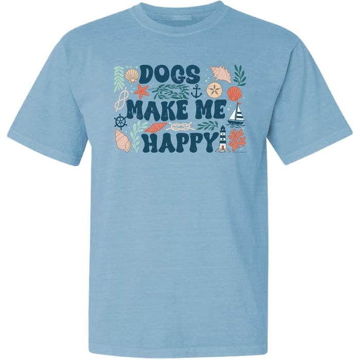 Nauti Dogs Make Me Happy - Classic Tee