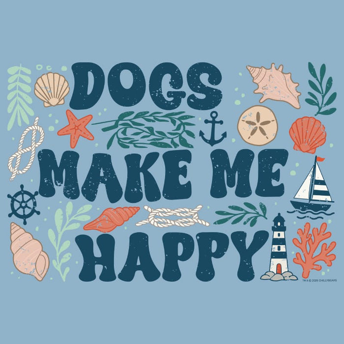 Nauti Dogs Make Me Happy - Classic Tee