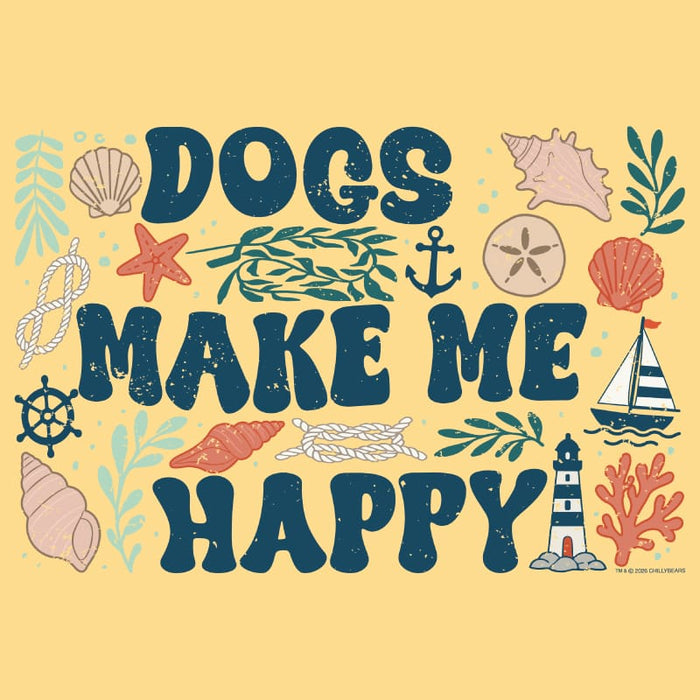 Nauti Dogs Make Me Happy - Classic Tee