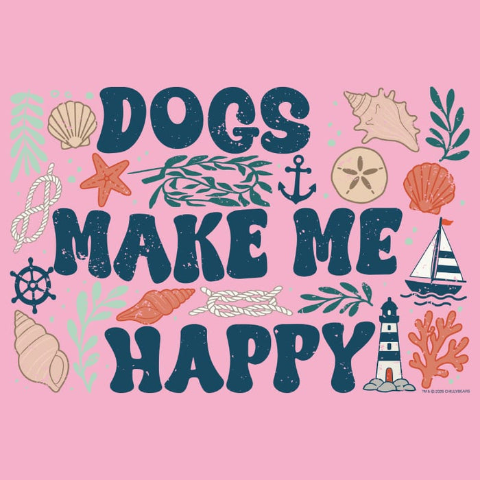 Nauti Dogs Make Me Happy - Classic Tee