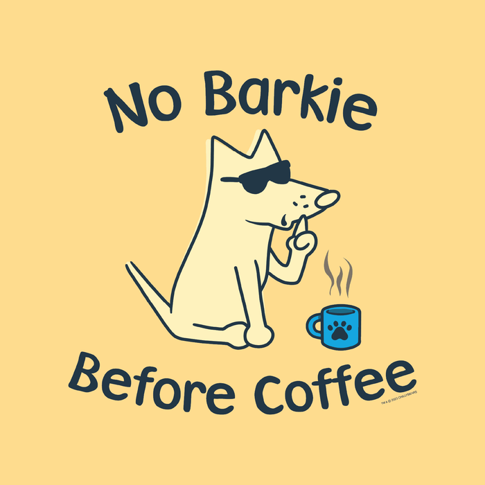 No Barkie Before Coffee - Garage Sale Classic Tee