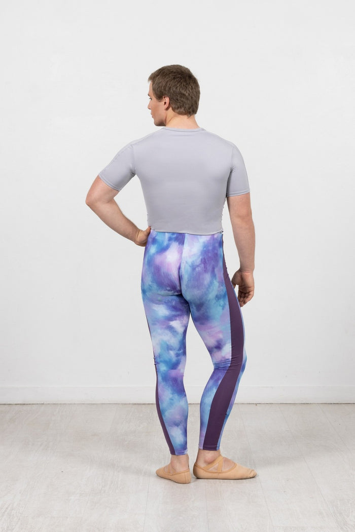NOAH AeraKnit™ Men’s Footless Ballet Tights Legging in Allure Sunset