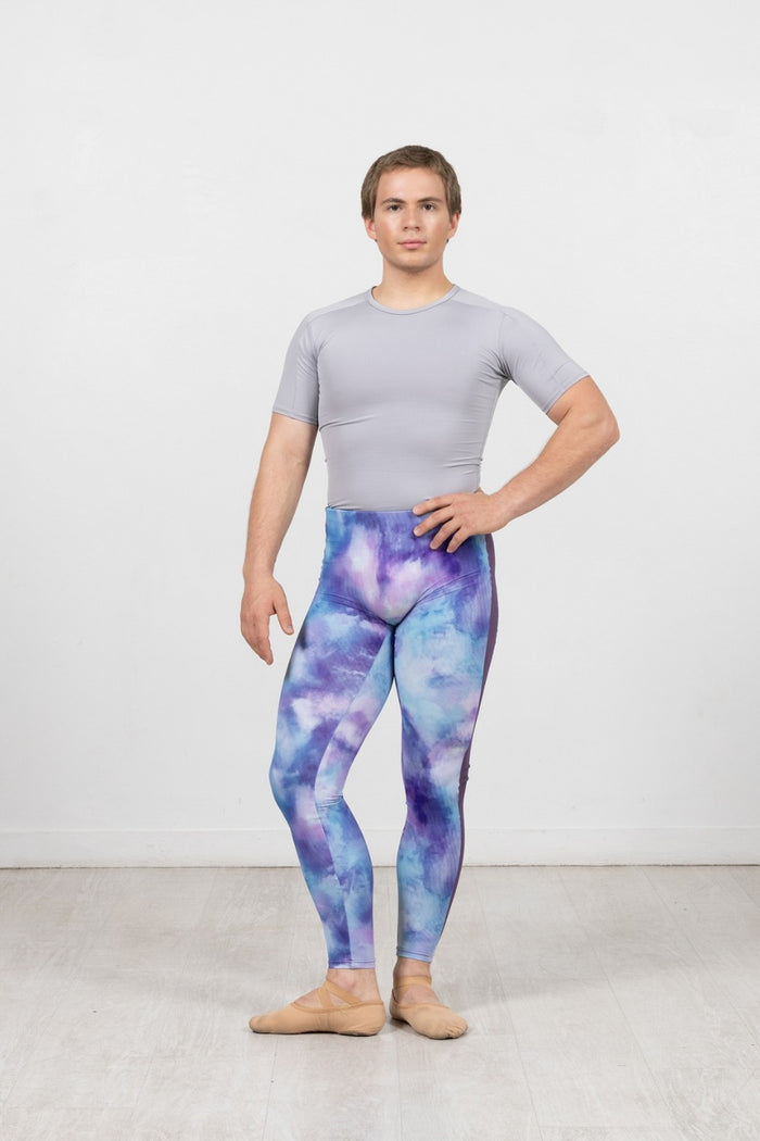 NOAH AeraKnit™ Men’s Footless Ballet Tights Legging in Allure Sunset