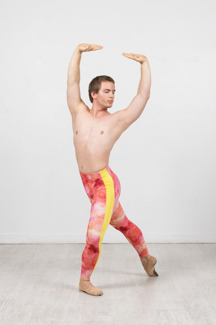 NOAH AeraKnit™ Men’s Footless Ballet Tights Legging in Allure