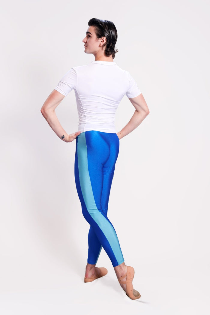 NOAH Men’s Footless Ballet Tights Legging in Motley · BlueTide