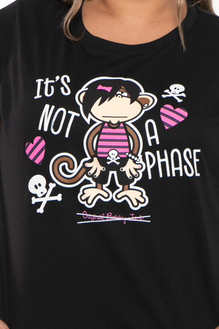 Not A Phase - Bobby Jack Muscle Tee - Black