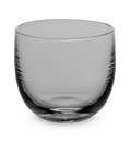 old smokey, translucent smoke grey, hand-blown drinking glass