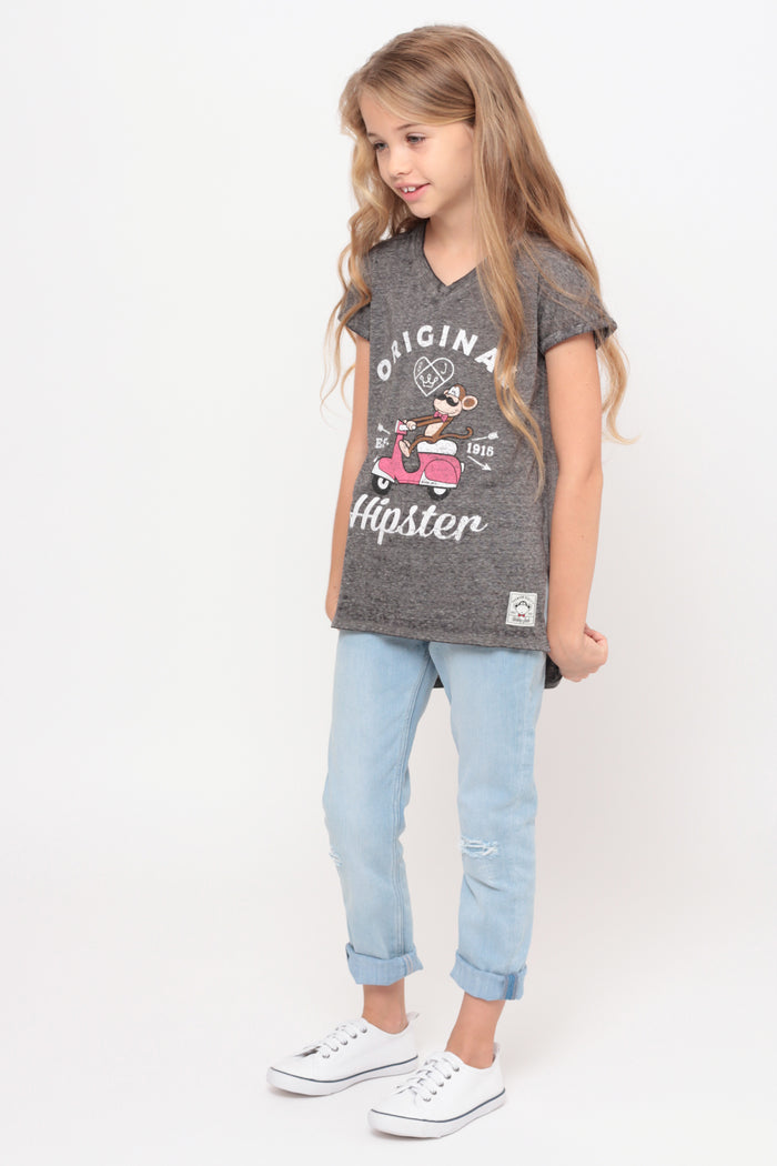 Original Hipster | Dolman Top - Charcoal