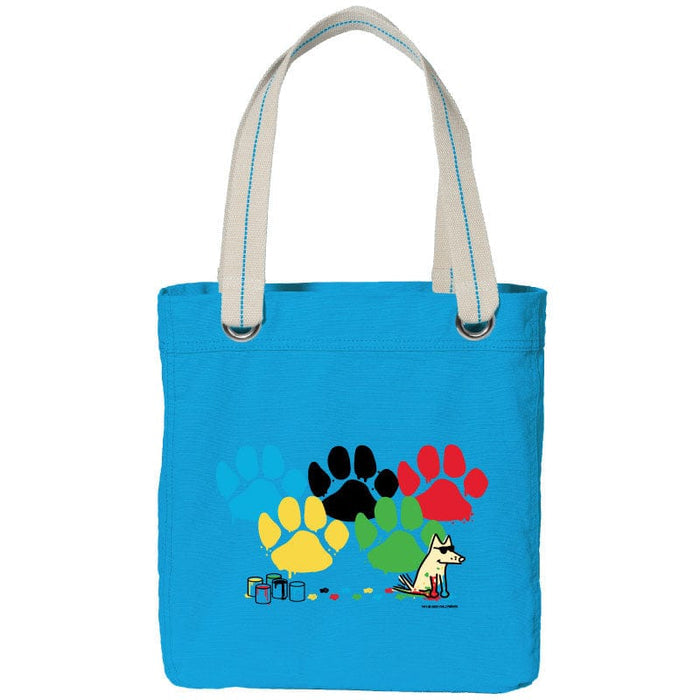 Painted Paws - Canvas Tote