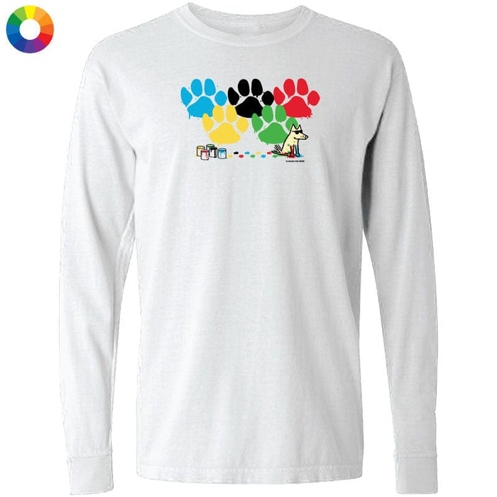 Painted Paws - Classic Long-Sleeve T-Shirt