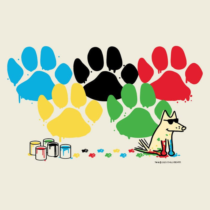 Painted Paws - Ladies T-Shirt V-Neck