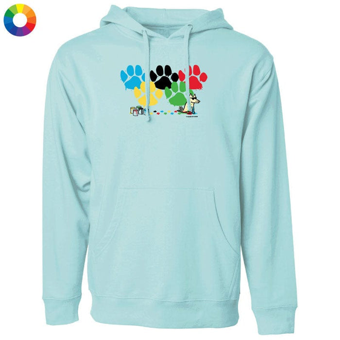 Painted Paws - Sweatshirt Pullover Hoodie