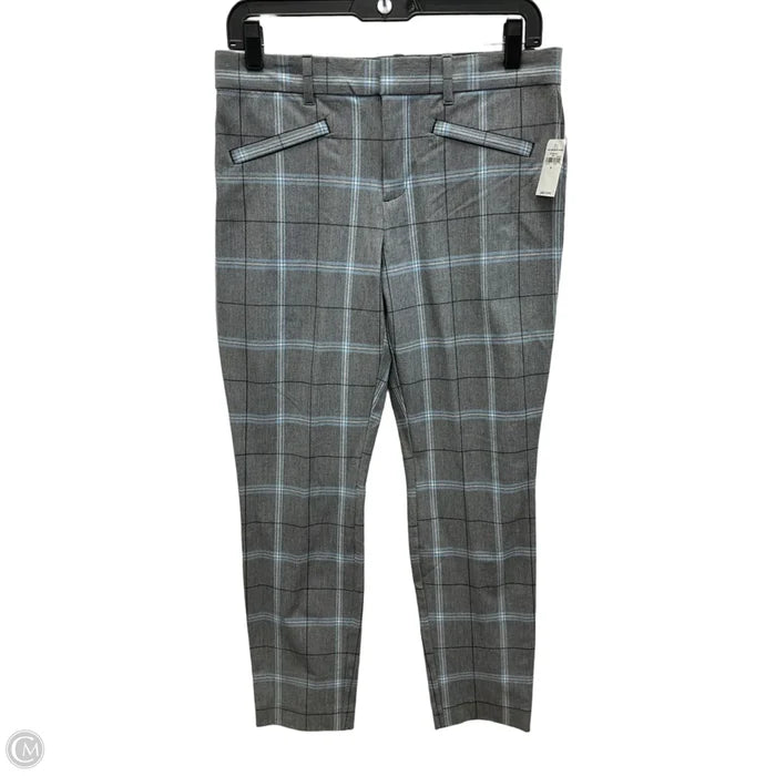 Pants Cropped By Gap In Plaid Pattern, Size: 6