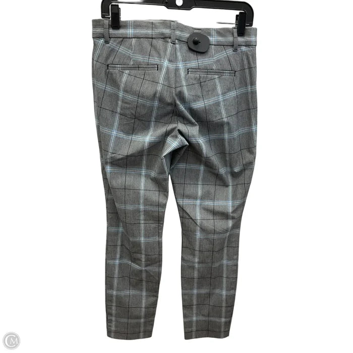 Pants Cropped By Gap In Plaid Pattern, Size: 6