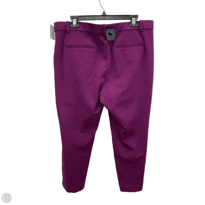 Pants Dress By Ann Taylor In Purple, Size: 16