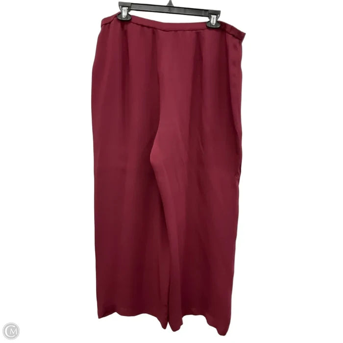 Pants Dress By Eileen Fisher In Red, Size: 12