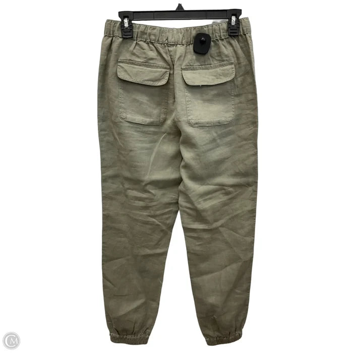 Pants Linen By C And C In Green, Size: S