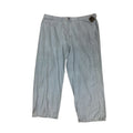Pants Linen By Eileen Fisher In Blue Denim, Size:14
