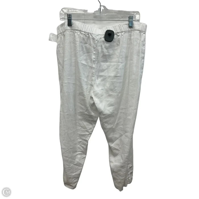 Pants Linen By J. Jill In White, Size: 12p