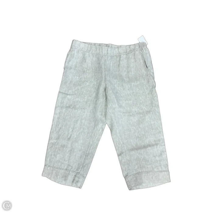 Pants Linen By Pure Jill In Tan, Size: Lp