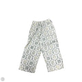 Pants Linen By Rachel Zoe In Green & White, Size: S