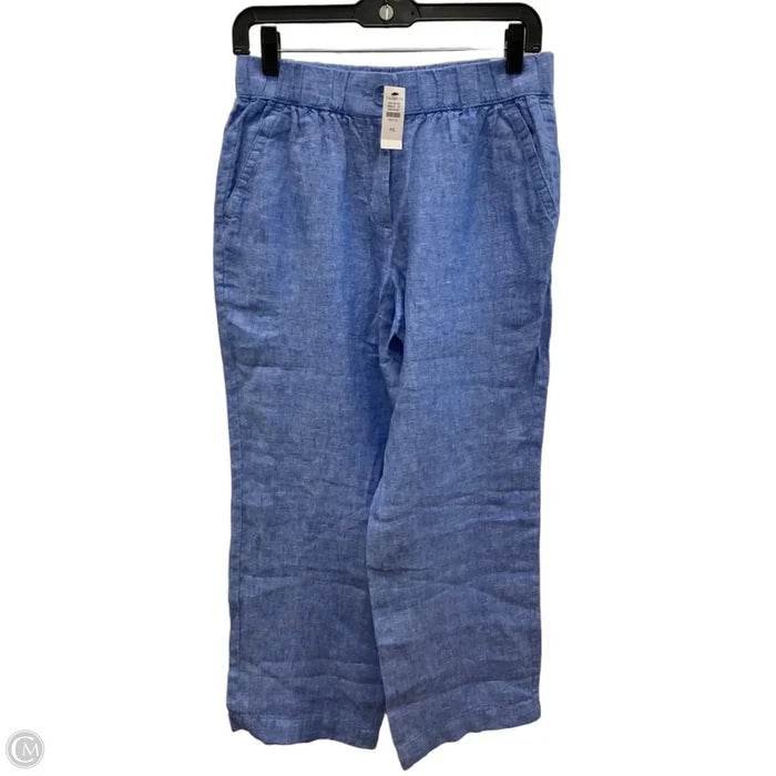 Pants Linen By Talbots In Blue, Size: Sp