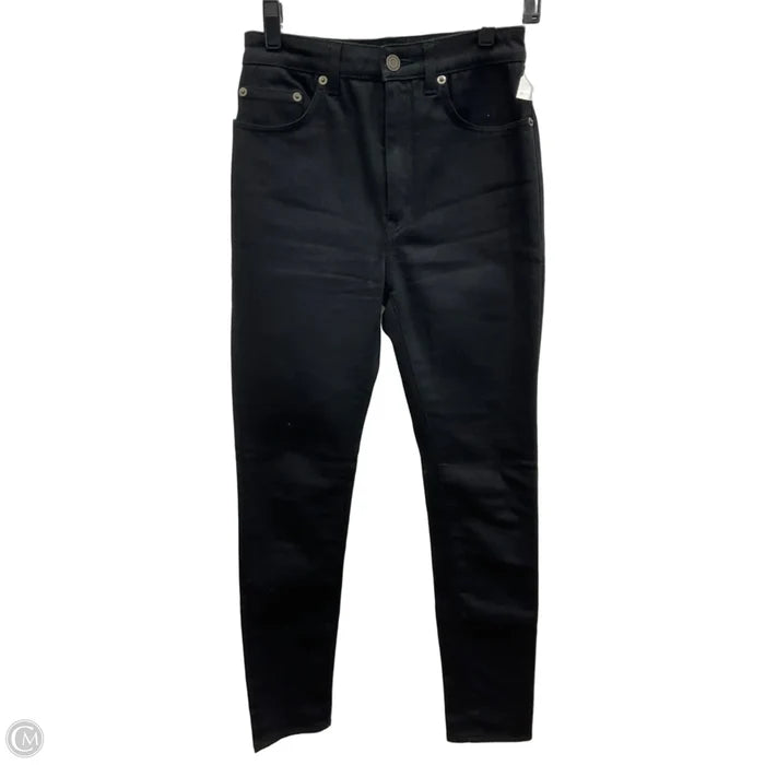 Pants Luxury Designer By Yves Saint Laurent In Black, Size: 4