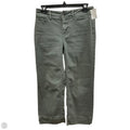 Pants Wide Leg By Loft In Green Denim, Size: 0