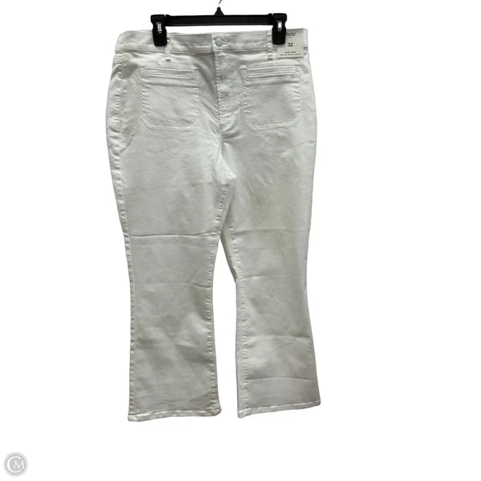 Pants Wide Leg By Loft In White, Size: 14