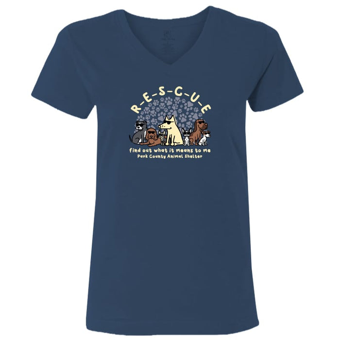 Park County Animal Shelter  - Ladies T-Shirt V-Neck