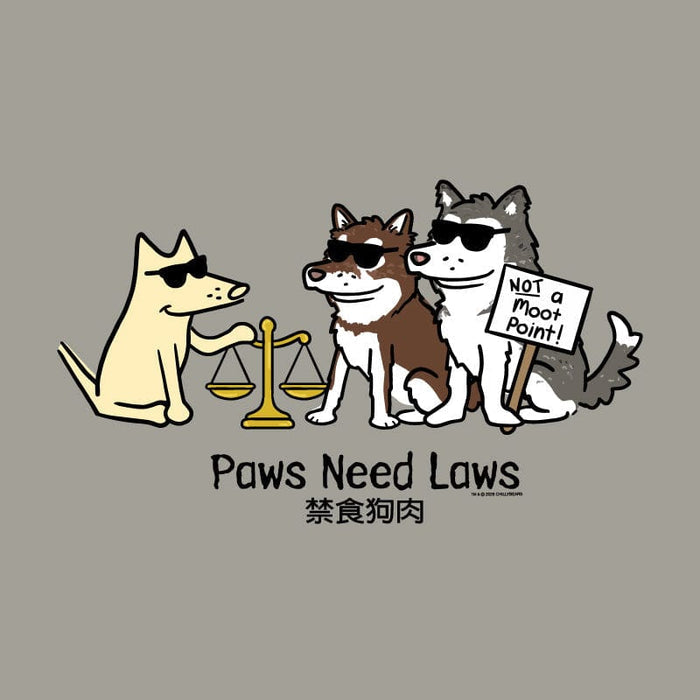 Paws Need Laws - Crewneck Sweatshirt