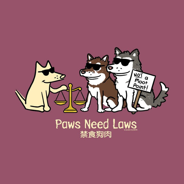 Paws Need Laws - Crewneck Sweatshirt