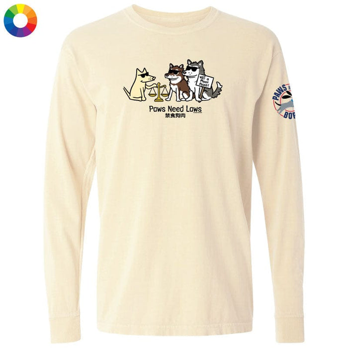 Paws Need Laws - Long-Sleeve T-Shirt Classic