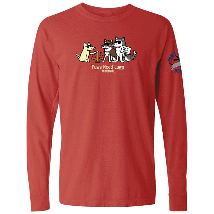 Paws Need Laws - Long-Sleeve T-Shirt Classic