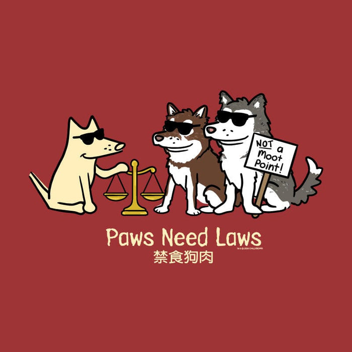 Paws Need Laws - Quarter Zip Sweatshirt