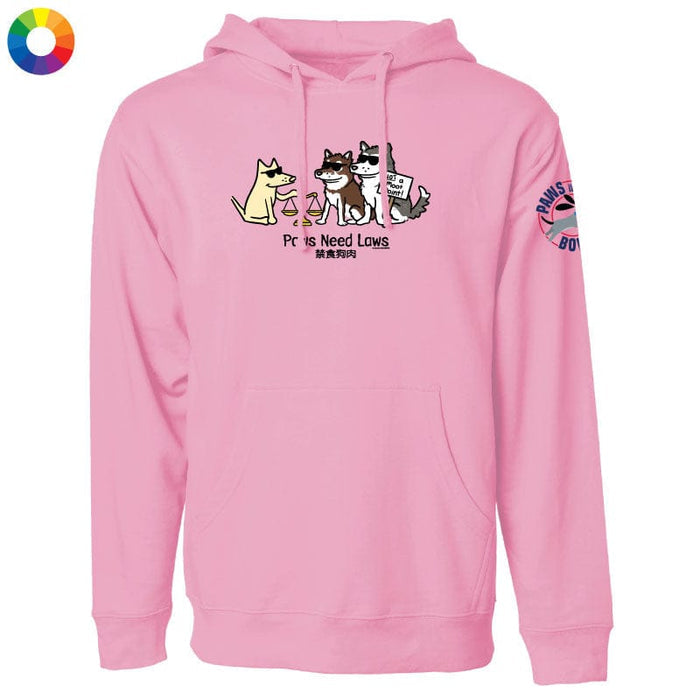 Paws Need Laws - Sweatshirt Pullover Hoodie