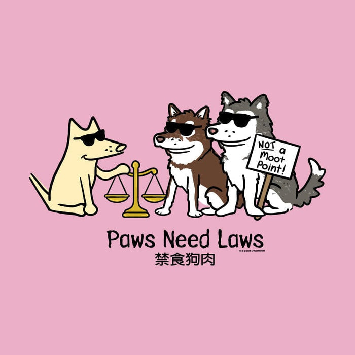 Paws Need Laws - Sweatshirt Pullover Hoodie