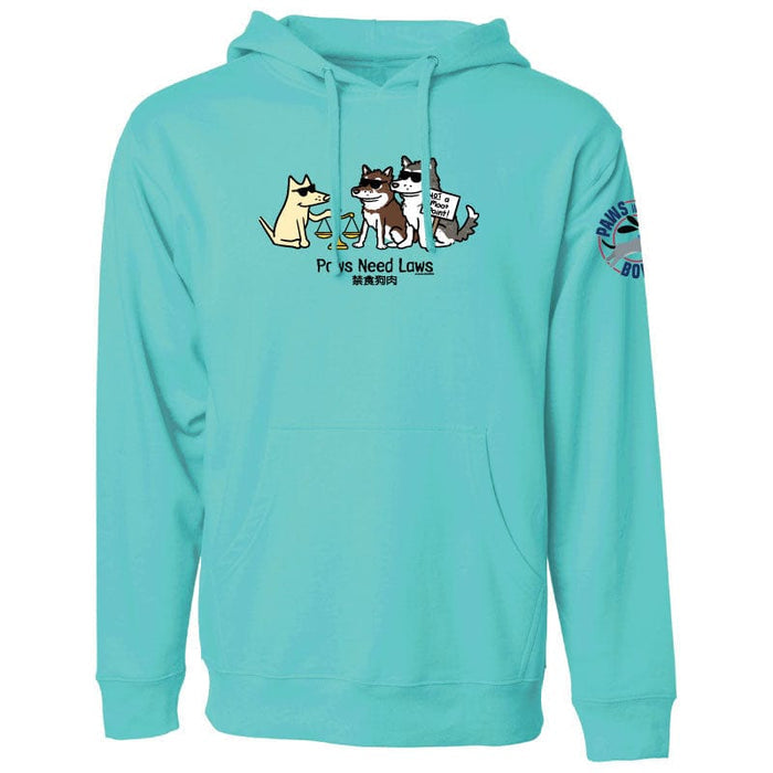 Paws Need Laws - Sweatshirt Pullover Hoodie