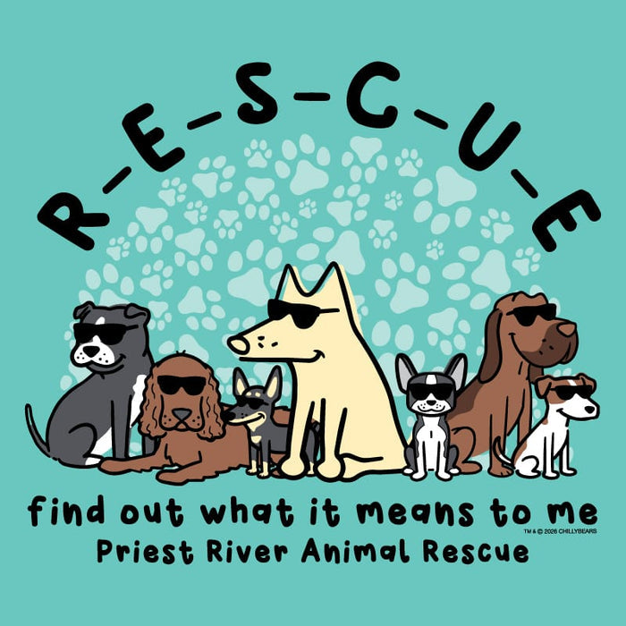 Priest River Animal Rescue - Ladies T-Shirt V-Neck