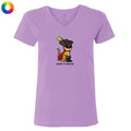 Puss in Boots  - Ladies T-Shirt V-Neck