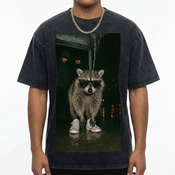 Rain Sneakers Raccoon T-Shirt