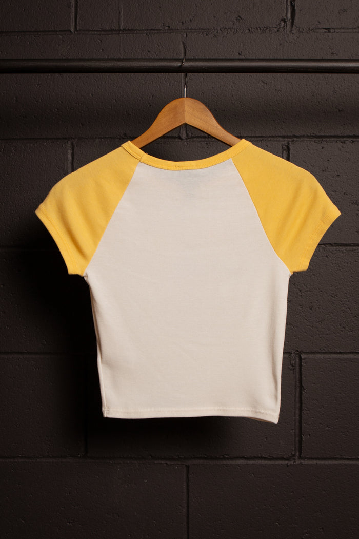 Really - Bobby Jack Crop Raglan Top - Yellow