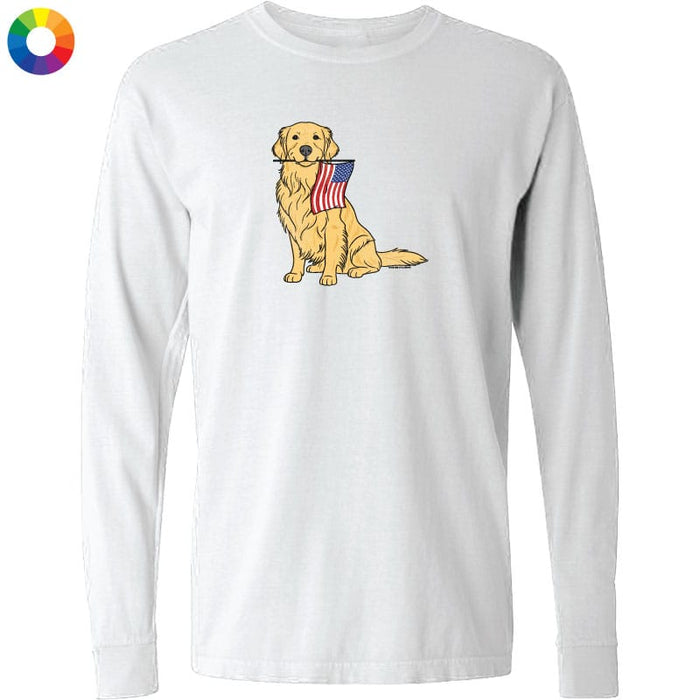 Red White and Golden - Long-Sleeve T-Shirt Classic