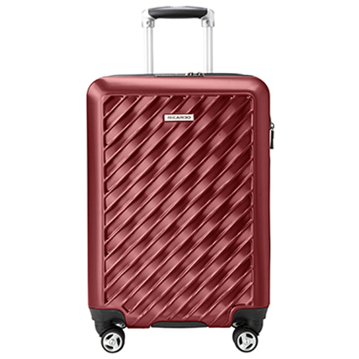 Ricardo Beverly Hills Melrose Carry On Spinner - Frontside - Claret Red