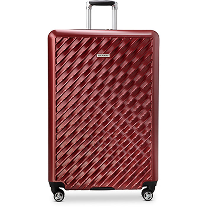 Ricardo Beverly Hills Melrose Large Check-In Spinner - Frontside - Claret Red