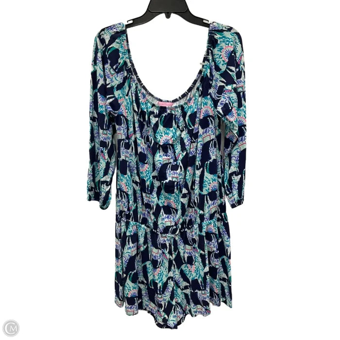 Romper Designer By Lilly Pulitzer In Blue, Size: Xl