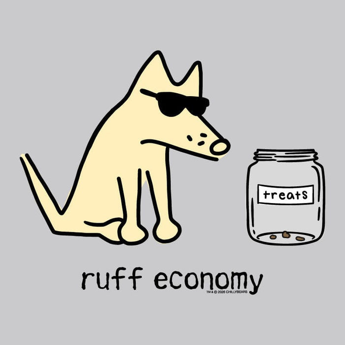 Ruff Economy - Ladies T-Shirt V-Neck
