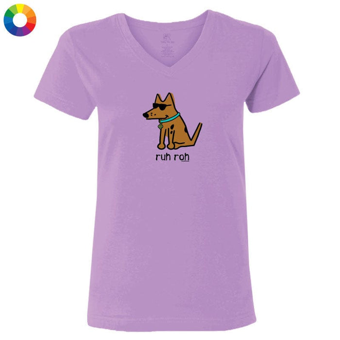 Ruh Roh - Ladies T-Shirt V-Neck